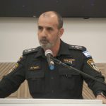 מפכ"ל המשטרה מטקס הפיצוח לאחר ביצוע המעצרים הבוקר  צילום: דוברות המשטרה