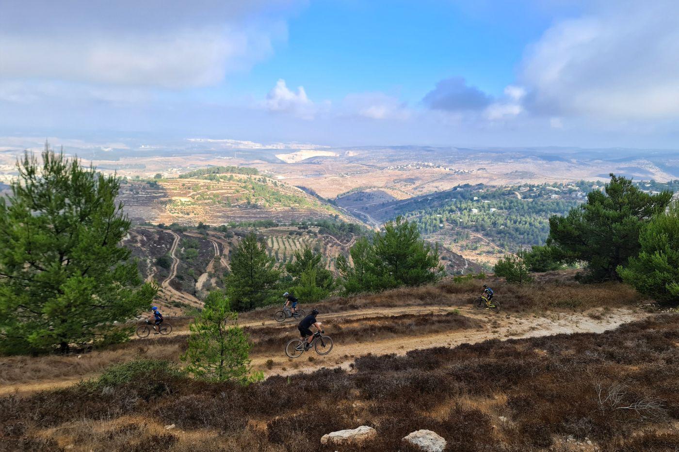 נחל צופית בגוש עציון זוכה לתנופת פיתוח מחודשת לאחר עצירתו במלחמה צילום: יאיר ארונשטם
