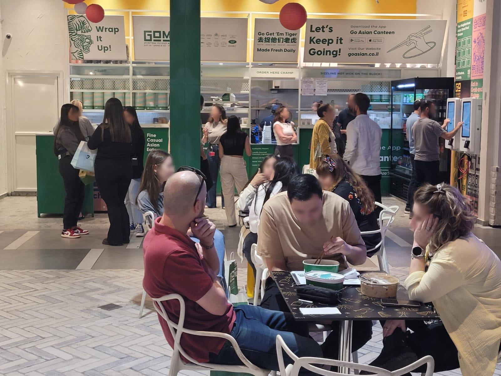 סניף חדש למסעדת Go Asian Canteen בפארק עתידים תל אביב. צילום: יחצ פארק עתידים תל אביב.