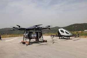 משלוחי רחפנים ומוניות מעופפות, צילום: ששון תירם, דוברות משרד התחבורה