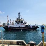 הגוררת 'אלמוג' נכנסת היום לנמל אשדוד, צילום: אודי דוד בן דוד