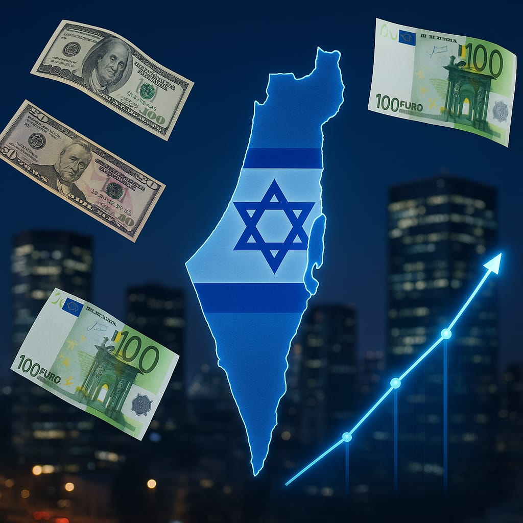 שיא של ‎242 מיליארד דולר בהשקעות זרות בישראל ב-2023