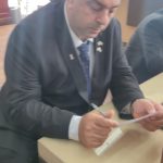 ח"כ עבד עפיף מהליכוד בביקור בציון של הרבי מלובביץ